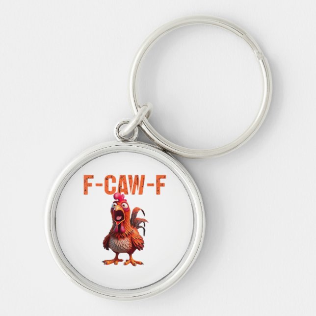 F-Caw-F Classic Basic Design Key Ring (Front)