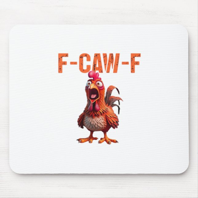 F-Caw-F Classic Basic Design Mouse Pad (Front)