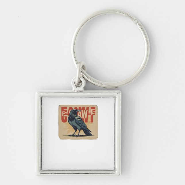 F-Caw-F Classic Classic Unique Key Ring (Front)