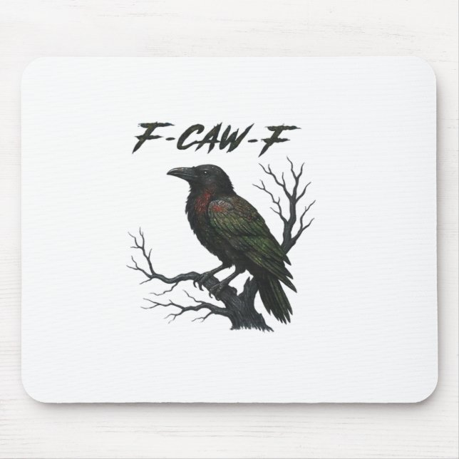 F-Caw-F Classic Cool Mouse Pad (Front)