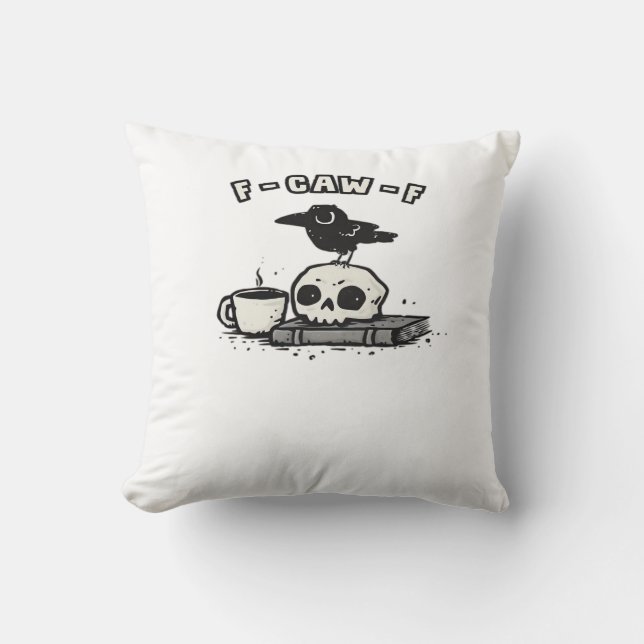 F-Caw-F Classic Cool Unique Cushion (Front)