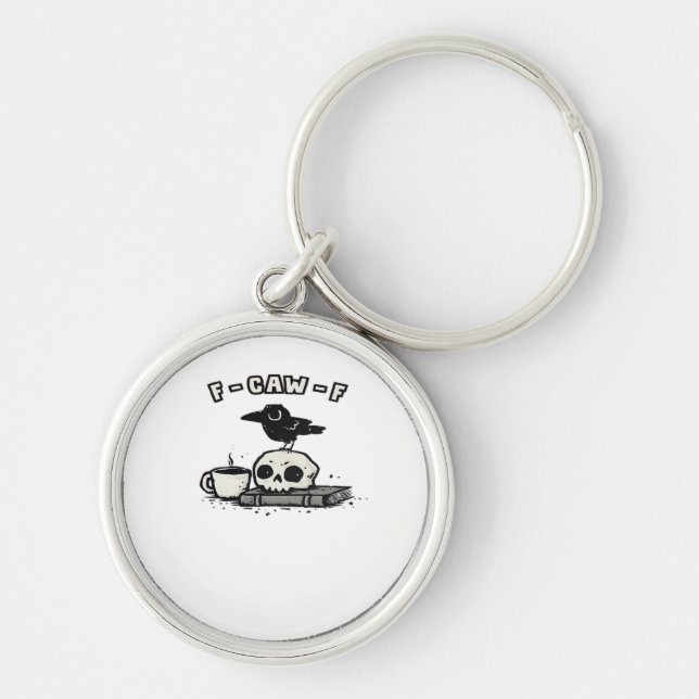 F-Caw-F Classic Cool Unique Key Ring (Front)