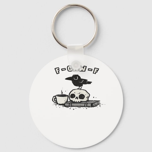 F-Caw-F Classic Cool Unique Key Ring (Front)