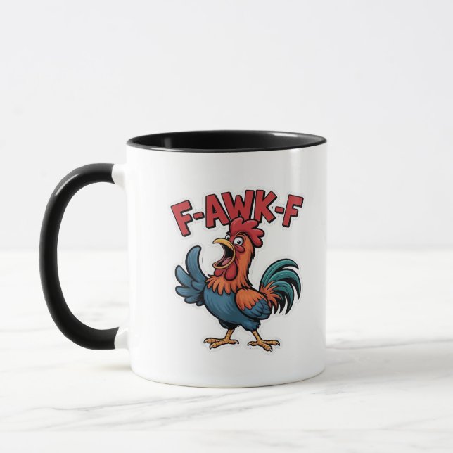 F-Caw-F Classic Cool Unique Mug (Left)