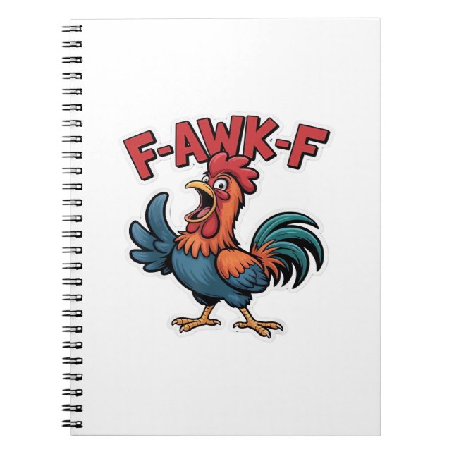 F-Caw-F Classic Cool Unique Notebook (Front)