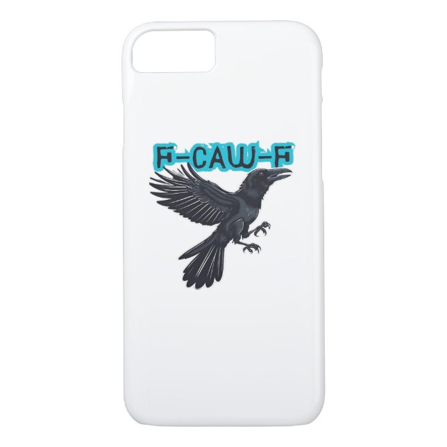 F-Caw-F Classic Creative Casual Case-Mate iPhone Case (Back)