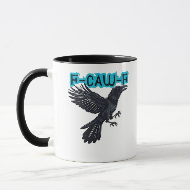 F-Caw-F Classic Creative Casual Mug (Left)