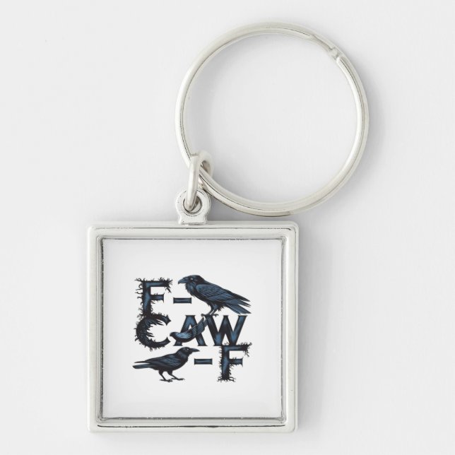 F-Caw-F Classic Creative Style Key Ring (Front)