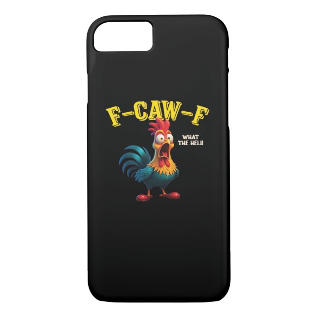 F Caw F Classic Design  Case-Mate iPhone Case (Back)