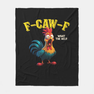 F Caw F Classic Design  Fleece Blanket