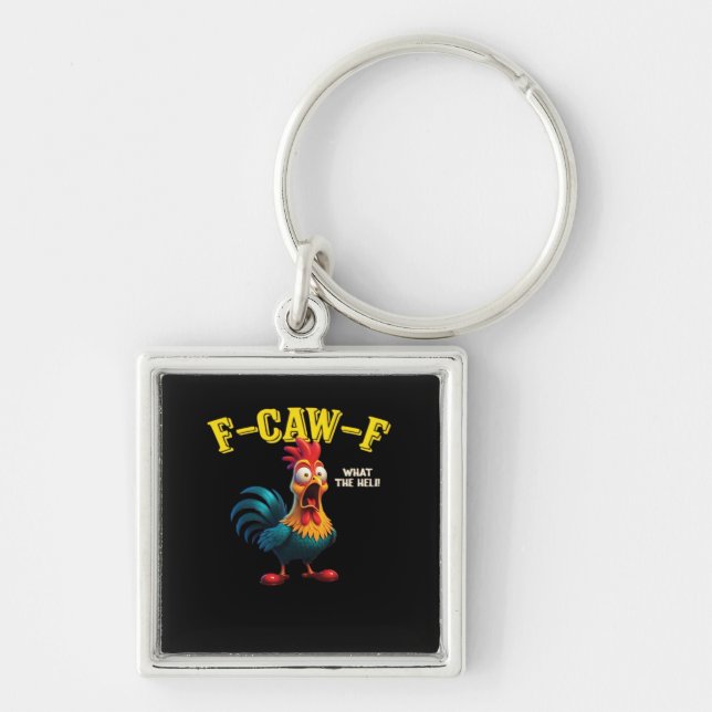 F Caw F Classic Design  Key Ring (Front)