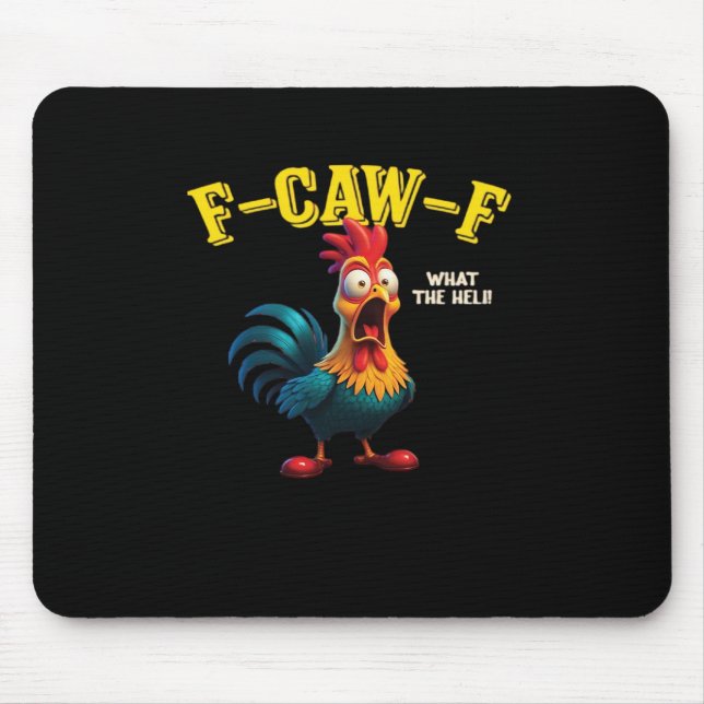 F Caw F Classic Design  Mouse Pad (Front)