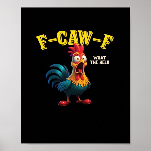 F Caw F Classic Design  Poster (Front)
