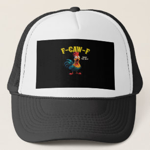 F Caw F Classic Design Trucker Hat