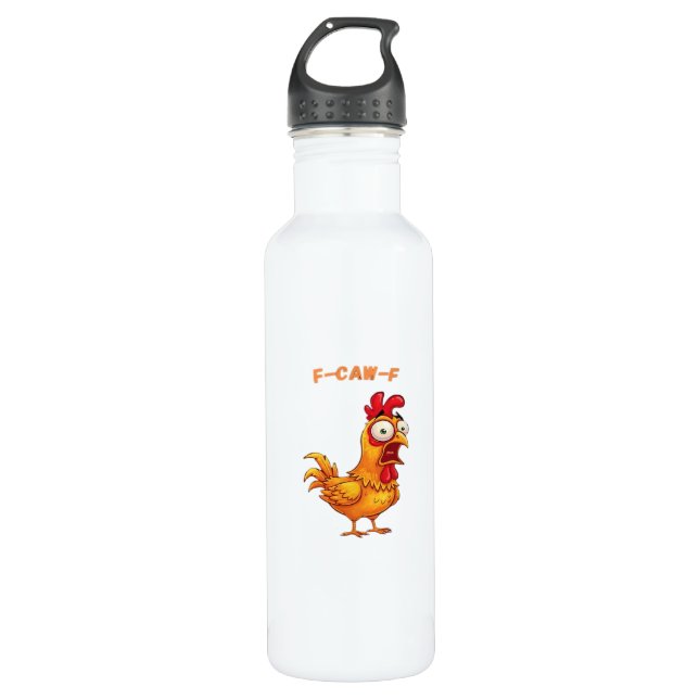 F-Caw-F Classic Funny Quote 710 Ml Water Bottle (Front)
