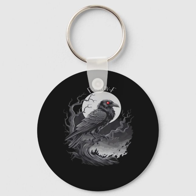 F-Caw-F Classic Minimal Clean Key Ring (Front)