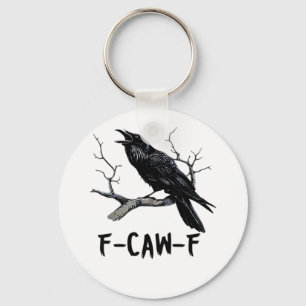 F-Caw-F Classic Minimal Clean Key Ring