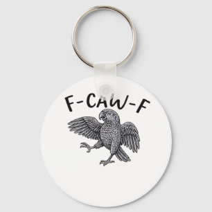 F-Caw-F Classic Minimal Clean Key Ring