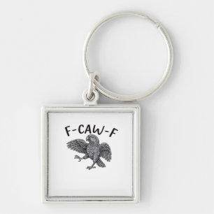 F-Caw-F Classic Minimal Clean Key Ring