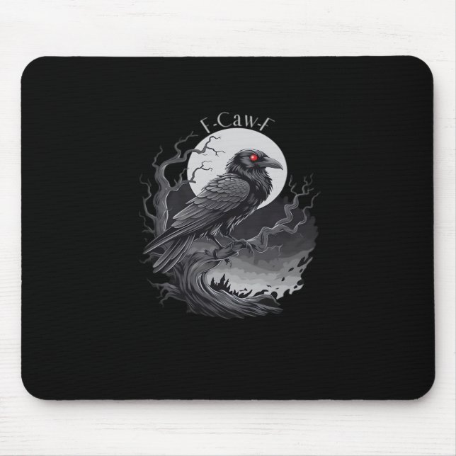 F-Caw-F Classic Minimal Clean Mouse Pad (Front)