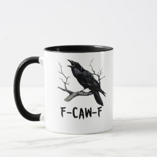F-Caw-F Classic Minimal Clean Mug