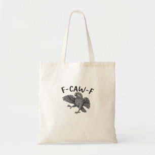 F-Caw-F Classic Minimal Clean Tote Bag