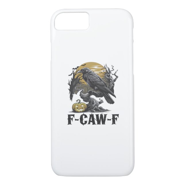 F-Caw-F Classic Minimal Design Case-Mate iPhone Case (Back)