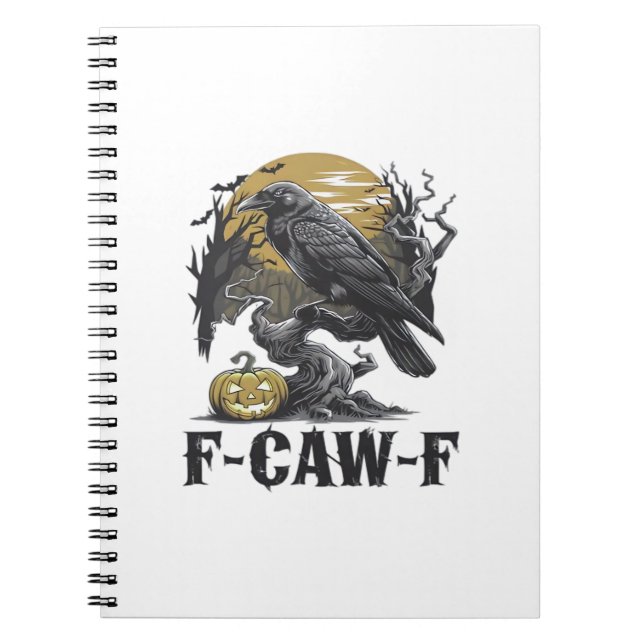 F-Caw-F Classic Minimal Design Notebook (Front)