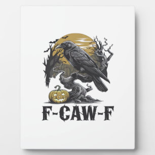 F-Caw-F Classic Minimal Design Plaque