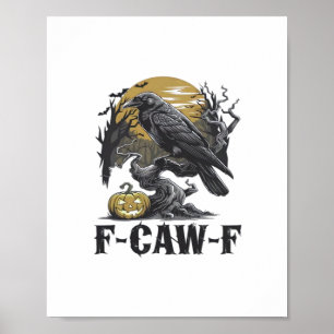 F-Caw-F Classic Minimal Design Poster