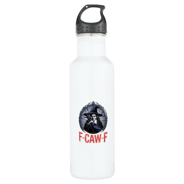 F-Caw-F Classic Retro Graphic 710 Ml Water Bottle (Front)