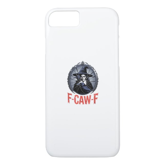 F-Caw-F Classic Retro Graphic Case-Mate iPhone Case (Back)