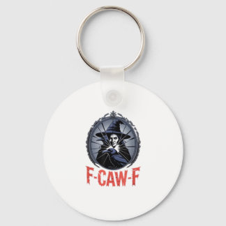 F-Caw-F Classic Retro Graphic Key Ring