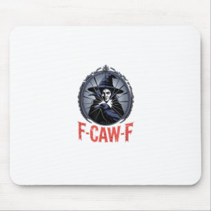 F-Caw-F Classic Retro Graphic Mouse Pad