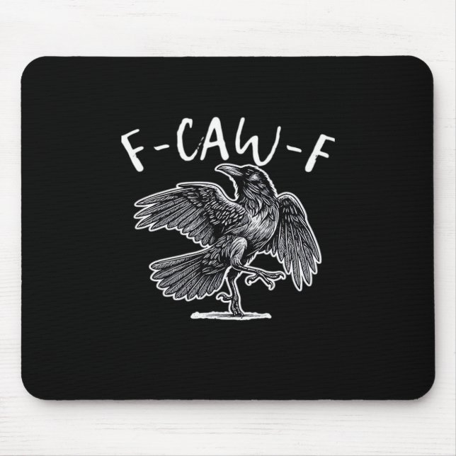 F-Caw-F Classic Retro Mouse Pad (Front)