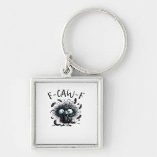 F-Caw-F Classic Retro Style Key Ring