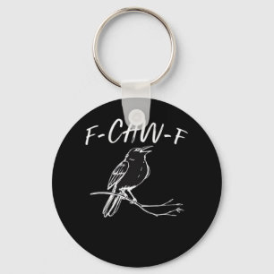 F-Caw-F Classic Retro Style Key Ring