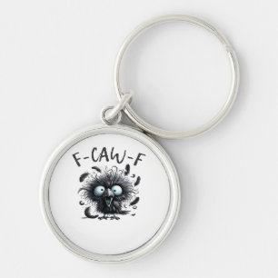 F-Caw-F Classic Retro Style Key Ring