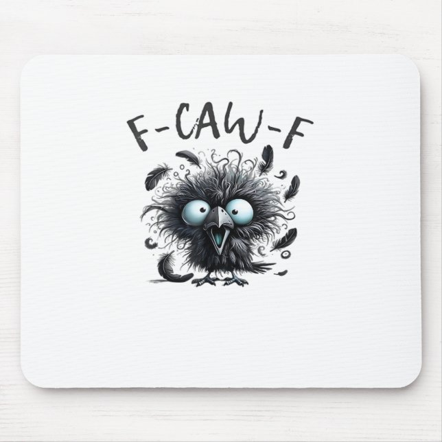 F-Caw-F Classic Retro Style Mouse Pad (Front)