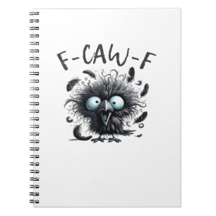 F-Caw-F Classic Retro Style Notebook