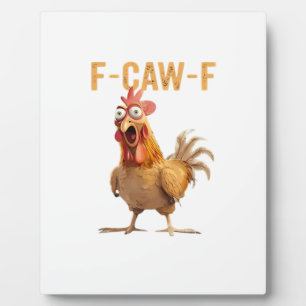 F-Caw-F Classic Retro Style Plaque