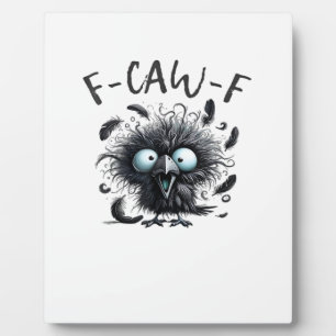 F-Caw-F Classic Retro Style Plaque