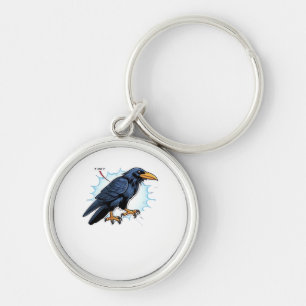 F-Caw-F Classic Simple Clean Key Ring