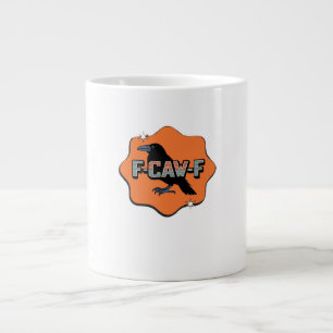 F-Caw-F Classic Trendy Casual Large Coffee Mug