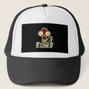 F-Caw-F Classic Vintage Graphic Trucker Hat