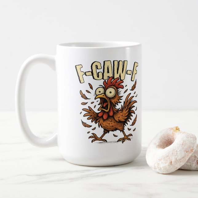 F-CAW-F COFFEE MUG (With Donut)