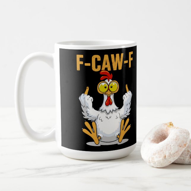 F-CAW-F COFFEE MUG (With Donut)