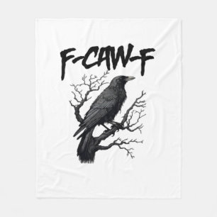 F-Caw-F Comfort Support Your Murder Essential Funn Fleece Blanket