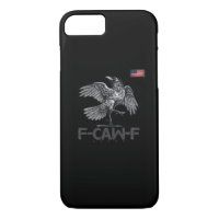 F-Caw-F Cow Funny Bird USA Vintage Flag Funny Humo