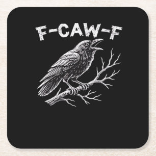 F-Caw-F Creative Style Square Paper Coaster